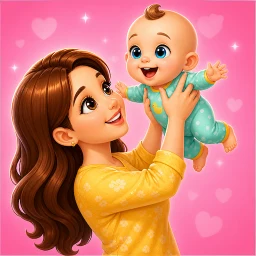 Mommy & Newborn Baby Care Game