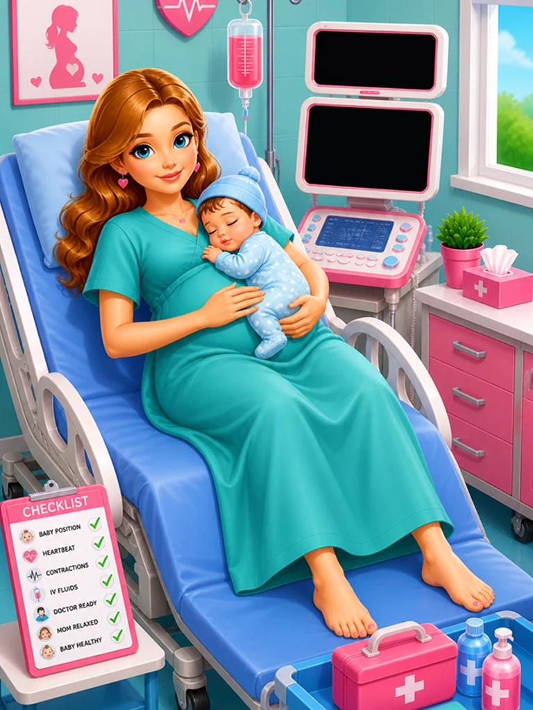 Mommy & Newborn Baby Care Game screenshot