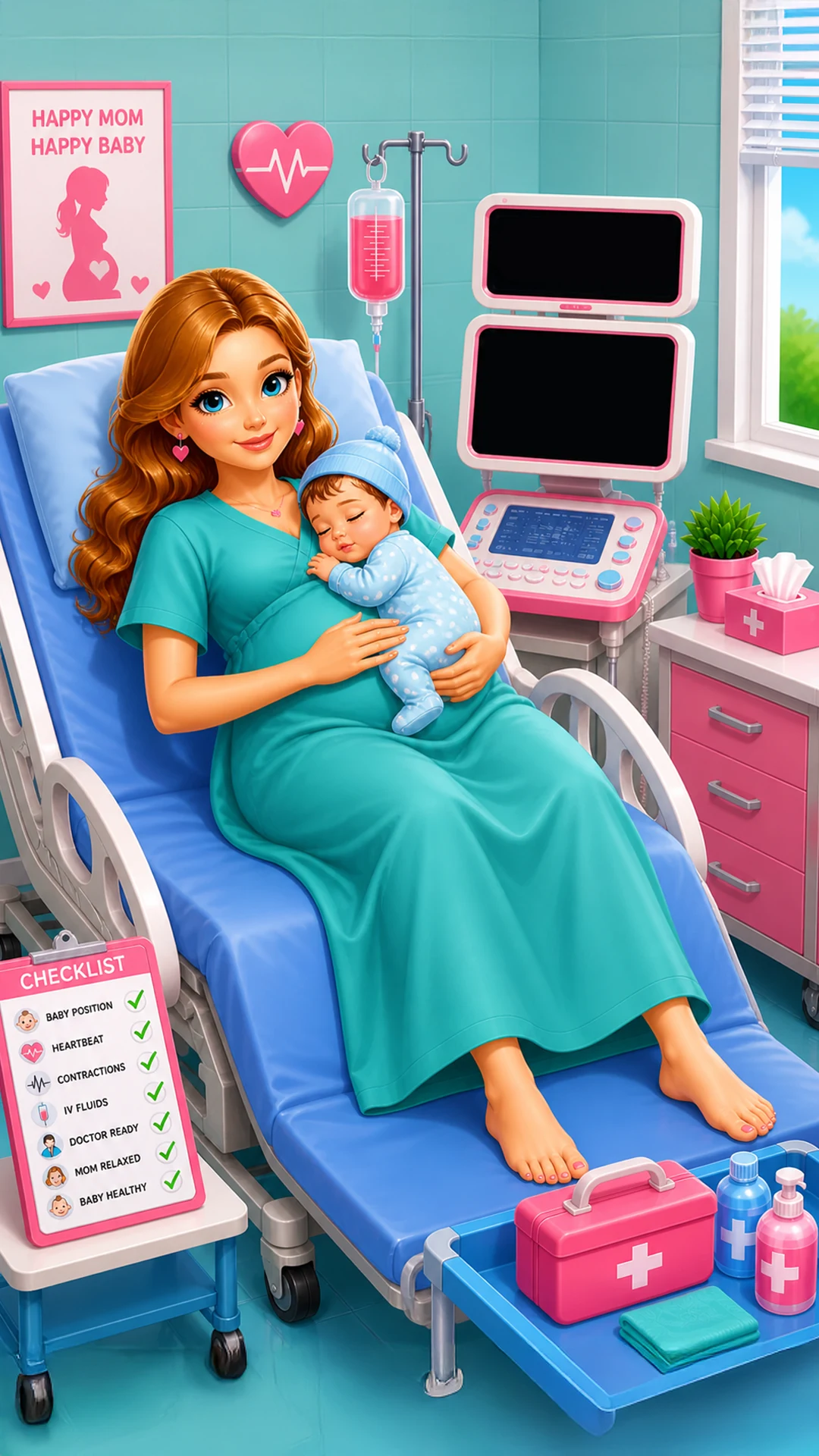 Mommy & Newborn Baby Care Game screenshot